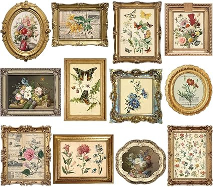 Geetery 12 Pieces Wall Decorations Vintage Flower Picture Poster Wildflower Wall Posters Vintage ... | Amazon (CA)