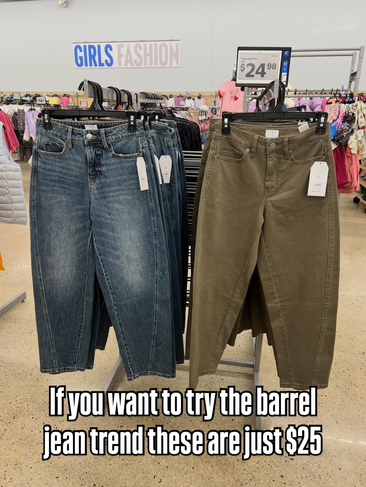 Barrel jeans at Walmart $25! Some of you messaged to say these fit great! #walmartfashion 

#LTKOver40