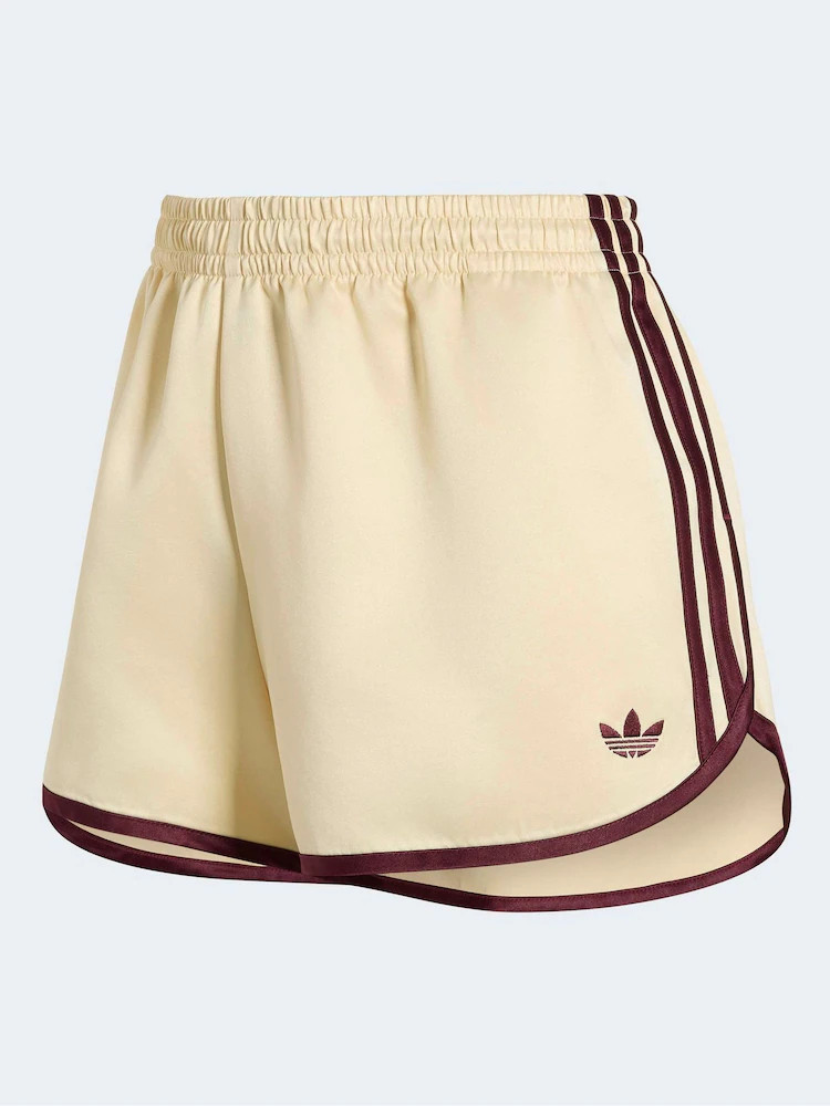 adidas originals Cream 3 Stripes Sprinter Shorts | Next US