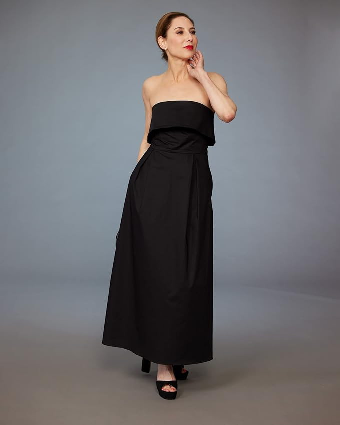 The Drop Women's Black Strapless Dress by @Carla.rockmore | Amazon (US)