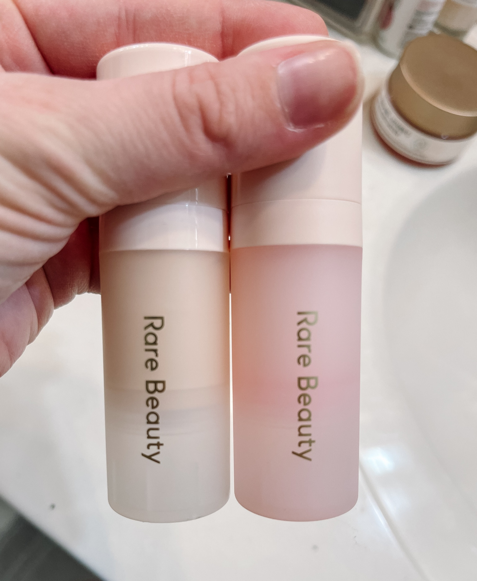 I have been enjoying using the Rare Beauty Pore Diffusing Primer and the Illuminating Primer. They make my makeup stay longer and fresher and the illuminating one helps my pregnancy glow  

#LTKsalealert #LTKbeauty #LTKxSephora