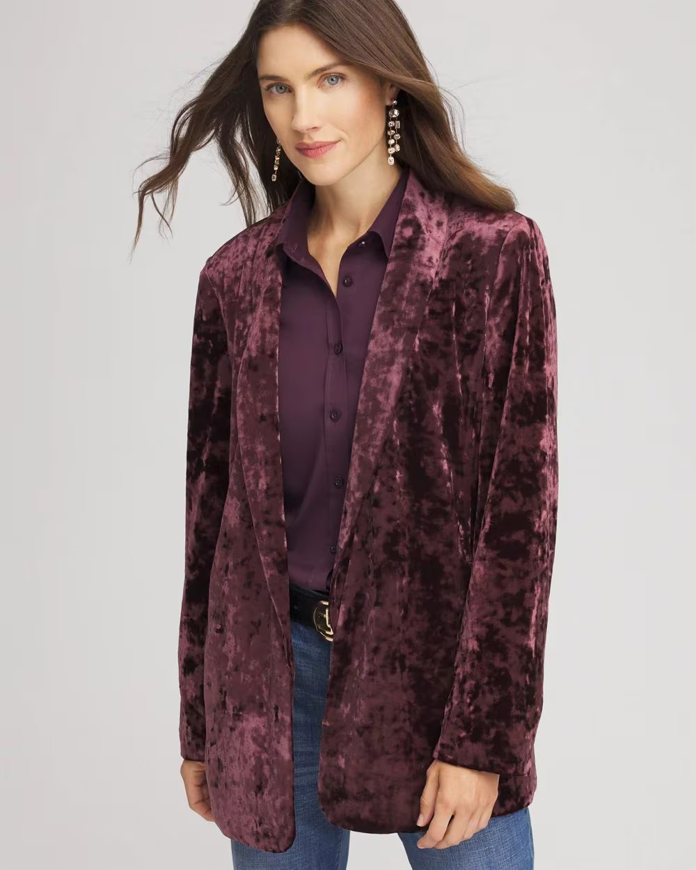 Crushed Velvet Blazer | Chico's