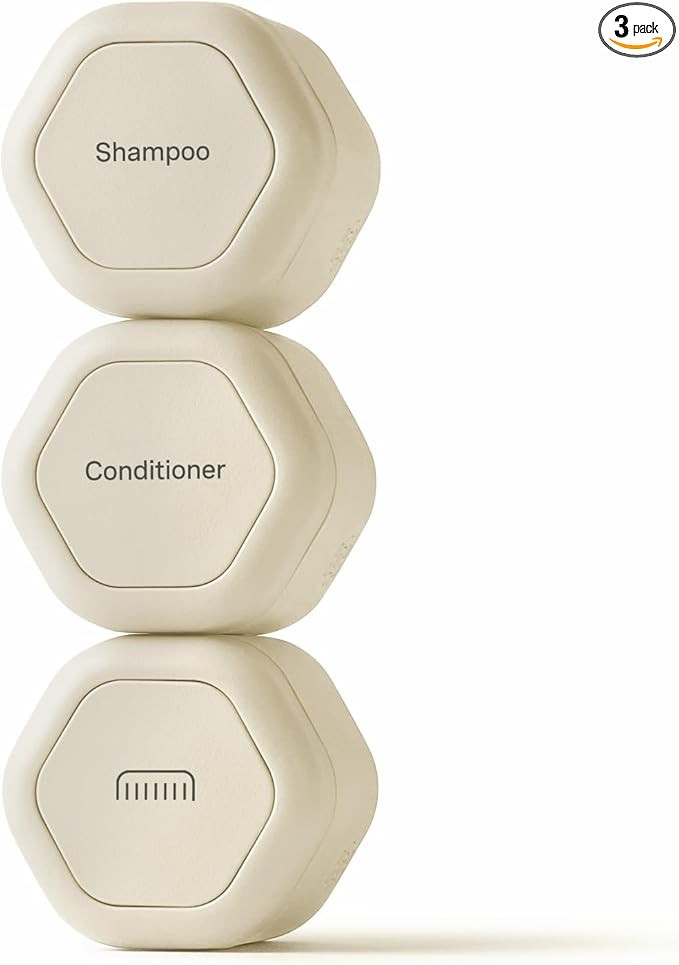 Cadence Travel Containers Haircare Capsule Set - Magnetic Containers with Lids,Carry On Travel Es... | Amazon (US)