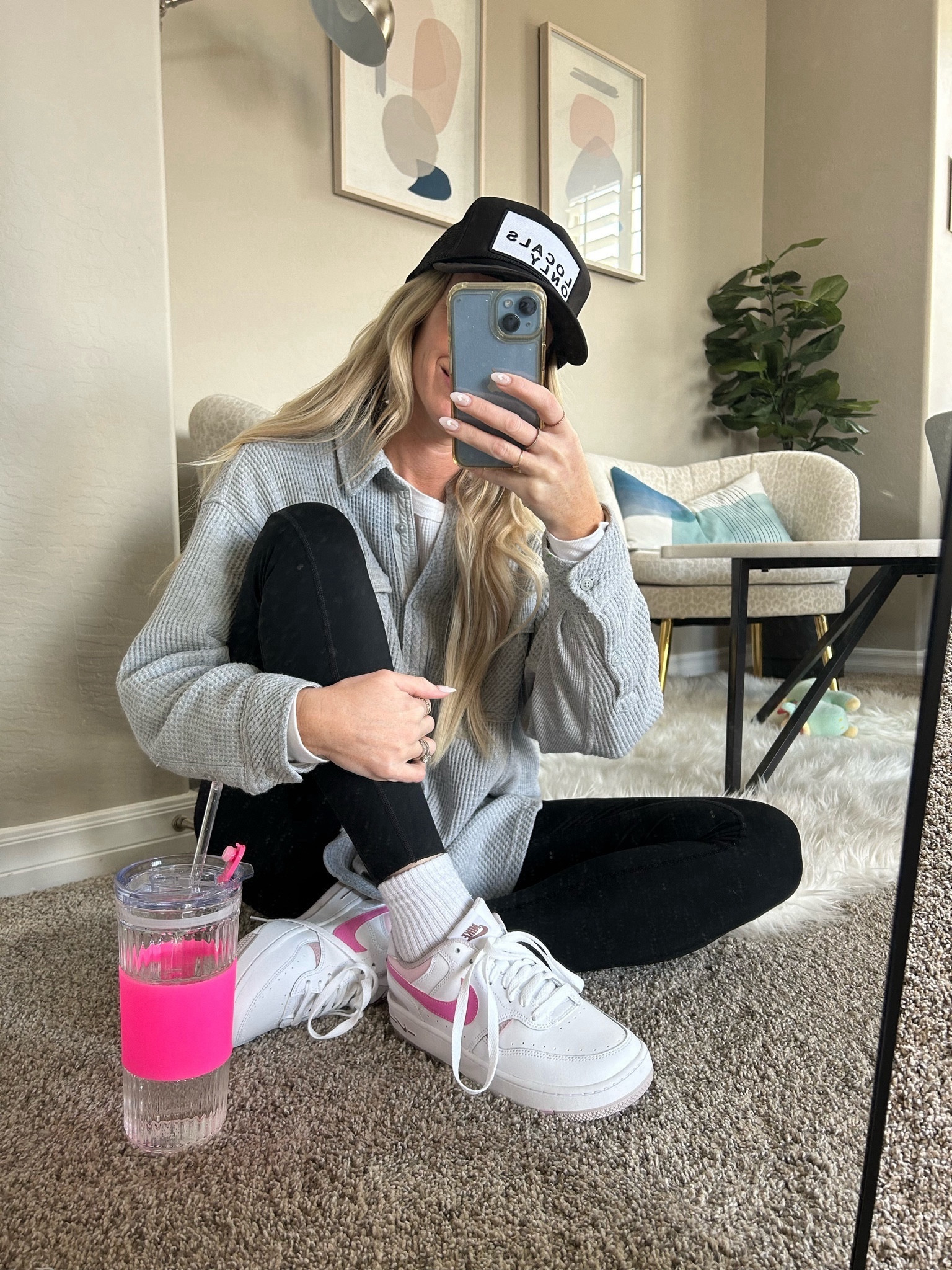 Everyday casual outfit! These nike’s come in more colors and some of them are on sale! 
#everyday look #casual look #mom outfit #athleisure

#LTKMostLoved #LTKfindsunder100 #LTKstyletip