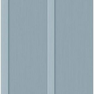 Blue Stream Faux Board and Batten Vinyl Peel and Stick Wallpaper Roll (30.75 sq. ft.) | The Home Depot