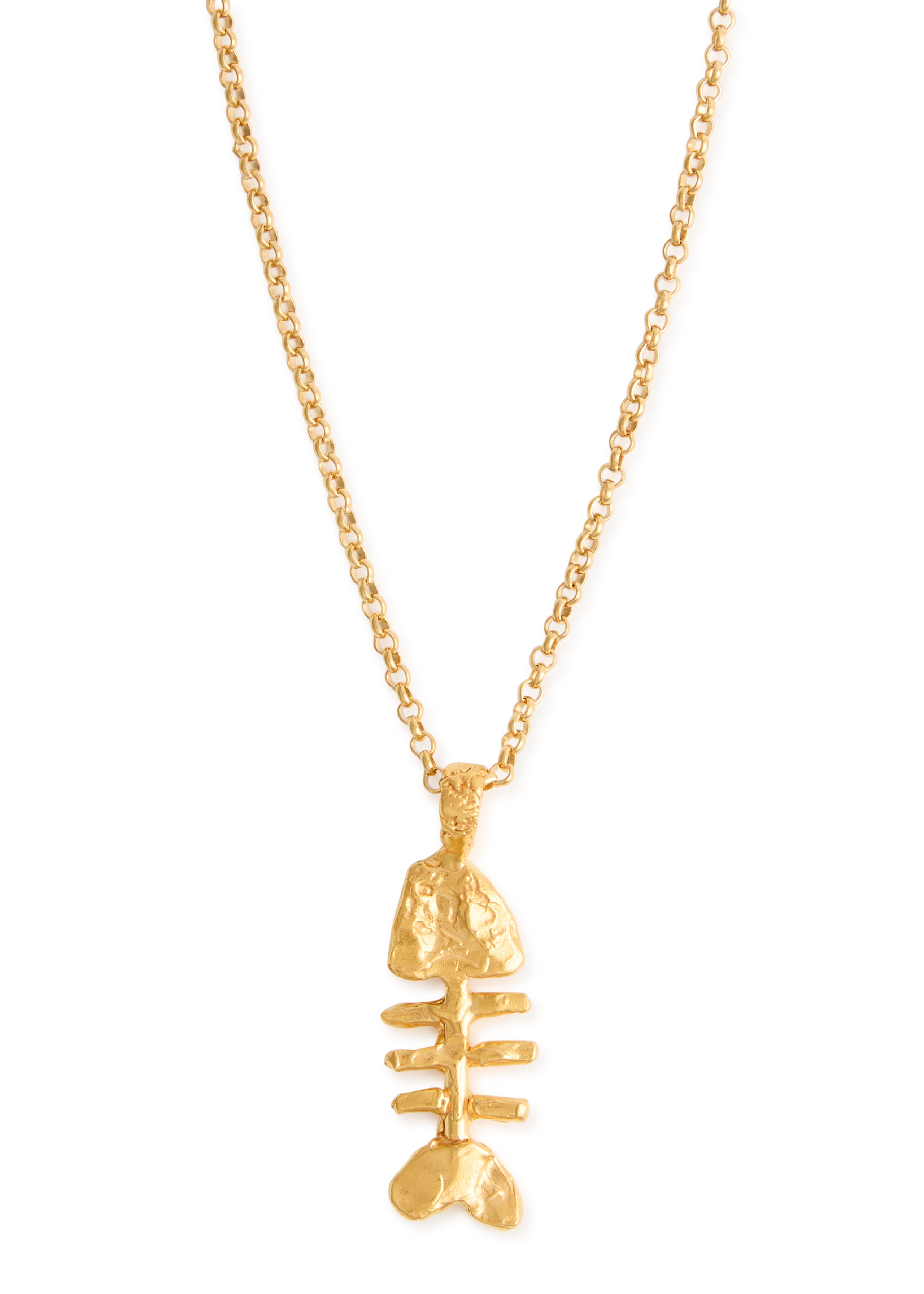 The Silhouette Of Summer 24kt gold-plated necklace | Harvey Nichols