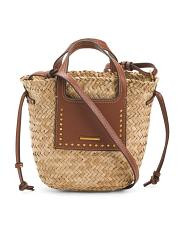 Straw Tote With Handles | TJ Maxx