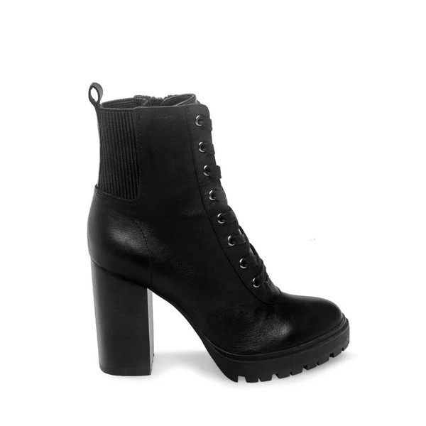 LATCH BLACK LEATHER | Steve Madden (US)