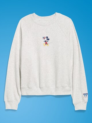 Old Navy x Disney Mickey Mouse Oversized Graphic Raglan Sweatshirt for Women | Old Navy (US)