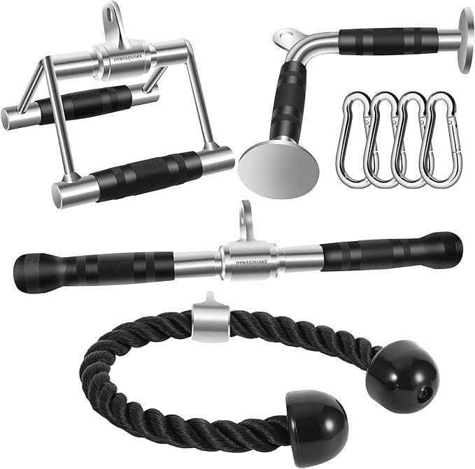 Tricep Press Down Cable Machine Attachment, Body Building, LAT Pulldown Attachments, Home Gym Acc... | Amazon (US)