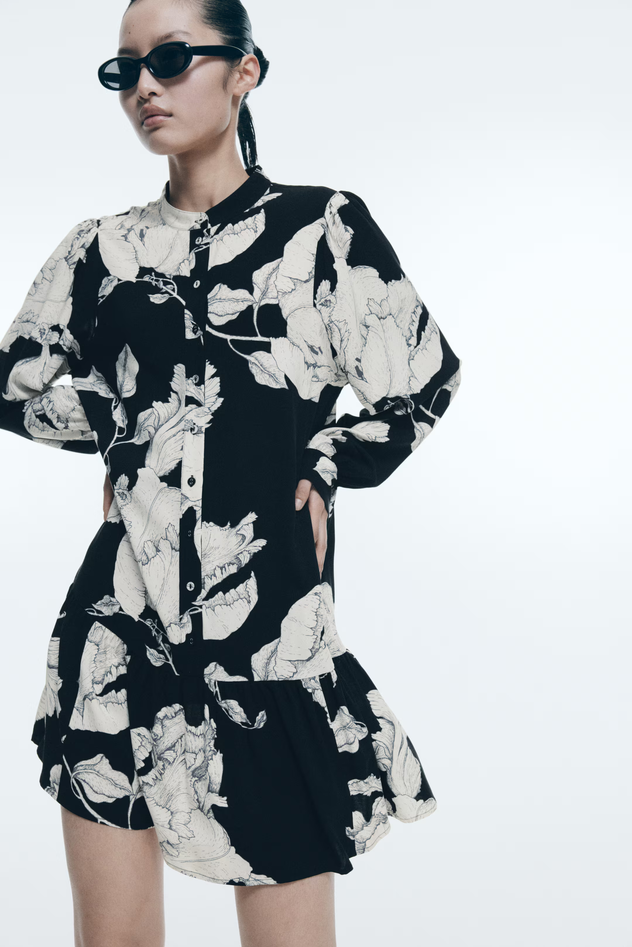 Patterned Viscose Dress | H&M (US + CA)
