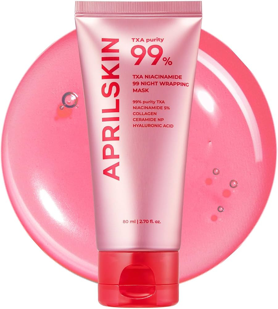 APRILSKIN TXA Niacinamide 99 Overnight Wrapping Mask | 99% High-Purity TXA+Niacinamide for Uneven... | Amazon (US)