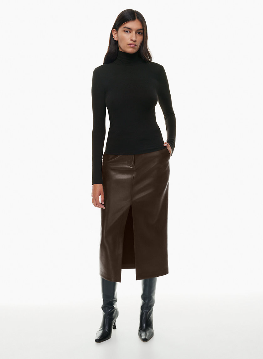 Aritzia Wilfred Women's Only Turtleneck Top in Black | 2XS | Aritzia