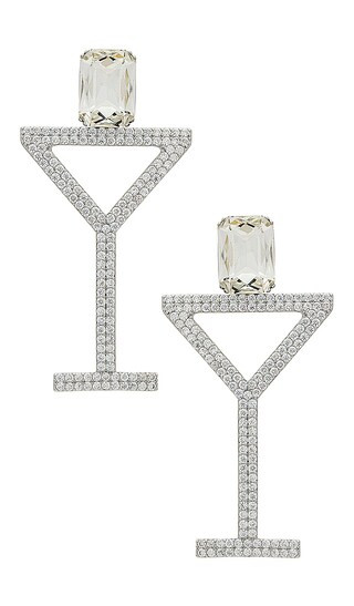 Gin Earring in Silver | Revolve Clothing (Global)