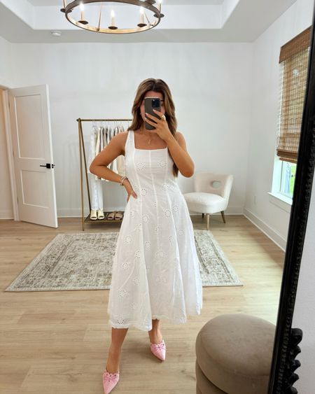 #walmartpartner #walmartfashion @walmartfashion
Walmart White Dress Outfit Inspo 🤍 wearing a small in this white eyelet dress, fits tts. More Summer whites linked below! 

White Dress, Walmart, Walmart Dress, Walmart Partner, Walmart Style, Walmart Fashiom, Walmart Outfit, White Dress Outfit, Summer Outfit, Madison Payne

#LTKSeasonal #LTKStyleTip #LTKFindsUnder50