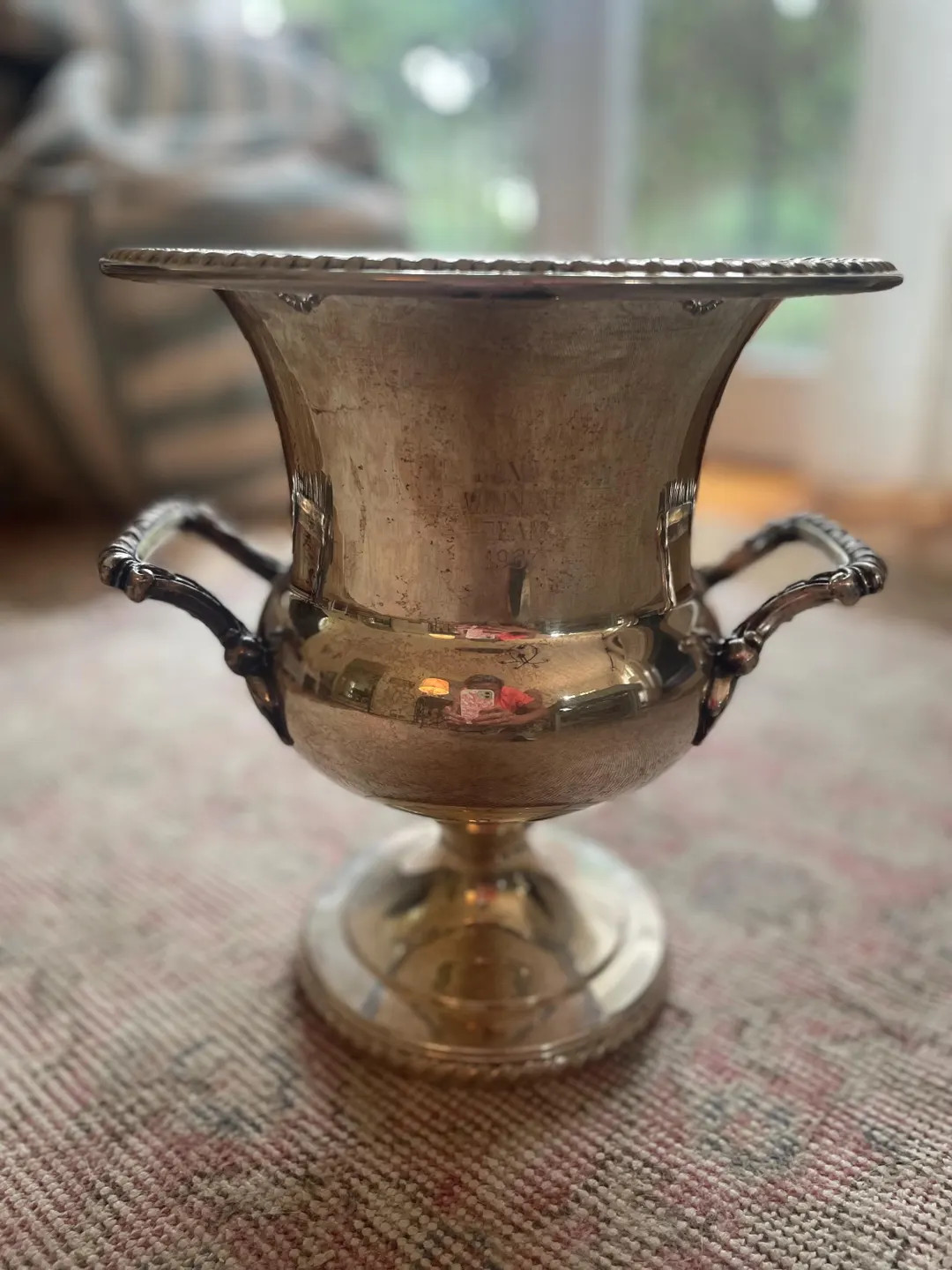 WM Rogers Silverplate Champagne Bucket / Trophy - Etsy | Etsy (US)