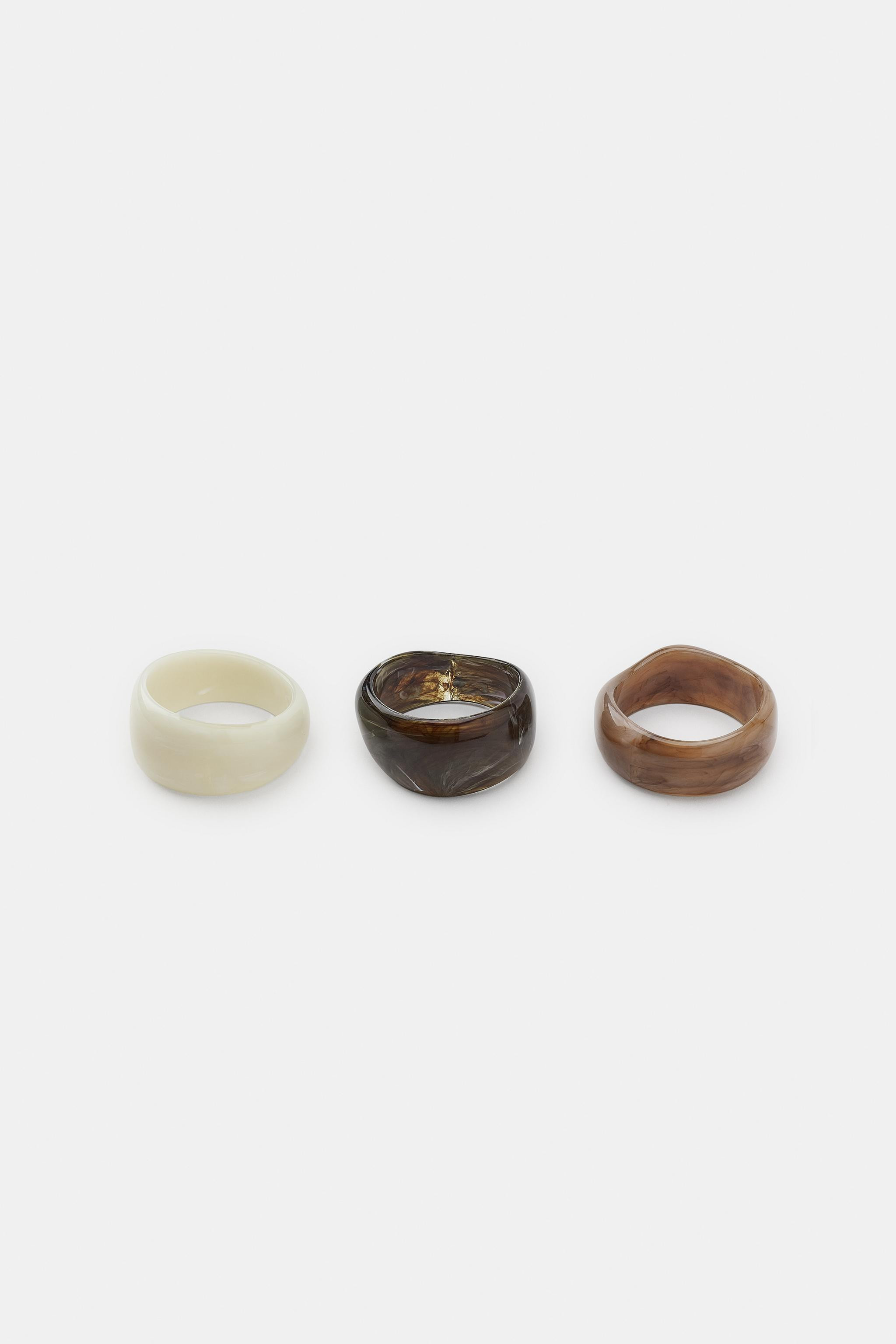 PACK OF 3 RIGID RESIN BRACELETS | Zara UK