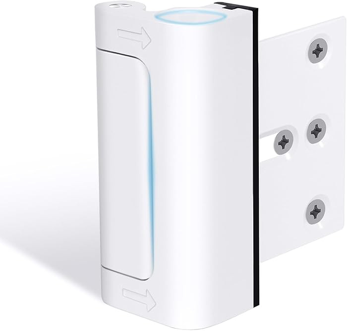 Door Reinforcement Lock Withstands 800lbs of Force - White Extra Proof Door Lock for Kids Safety ... | Amazon (US)