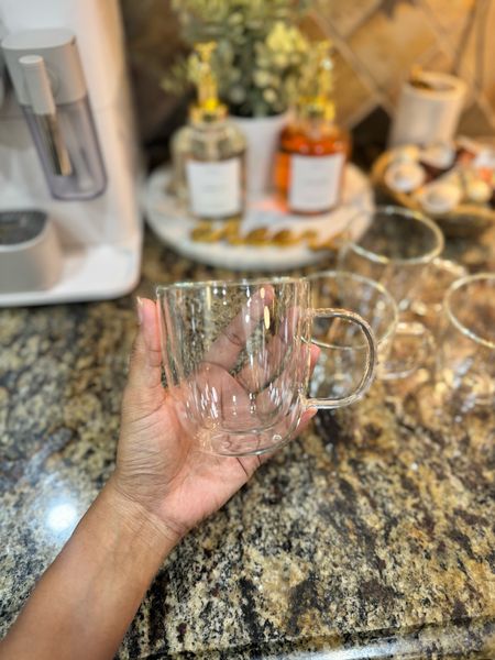 Clear glass coffee mugs. Amazon finds. Coffee mug. 

#LTKhome #LTKfindsunder50 #LTKU