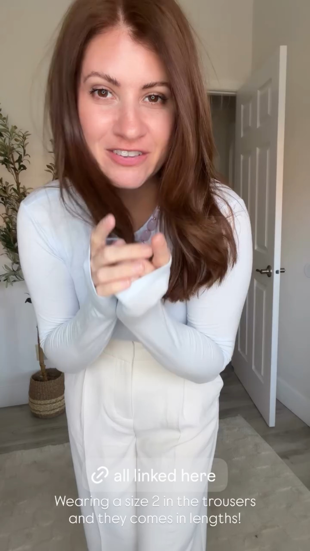 Wearing a size 2 in the trousers and they comes in lengths!