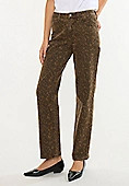 KanCan™ High Rise Leopard Print Straight Jean | Maurices