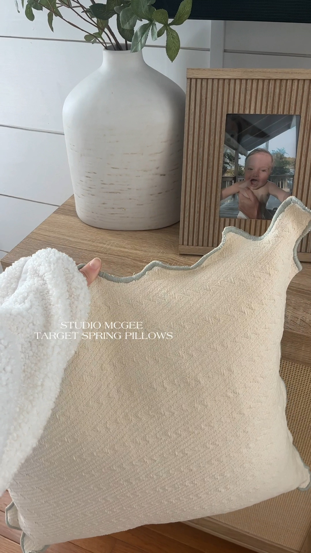 These studio McGee target pillows are PERFECT for Spring! I was looking for something coastal and neutral and that quality is so great. You can also unzip to wash anytime! 🫧🐚🫶🏼

#LTKFindsUnder50 #LTKHome