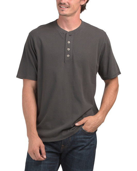 Henley Neck Tee | TJ Maxx