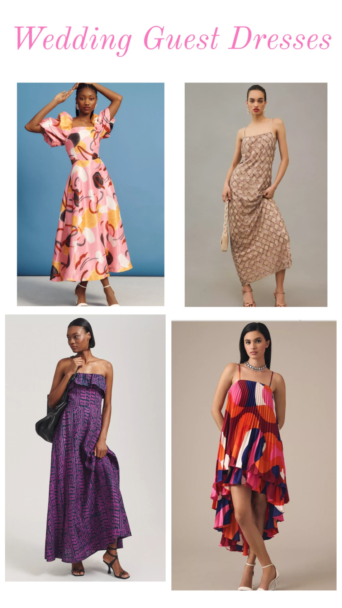 Wedding guest dresses for any season!!! 🤍✨

#LTKwedding #LTKxAnthro #LTKsalealert