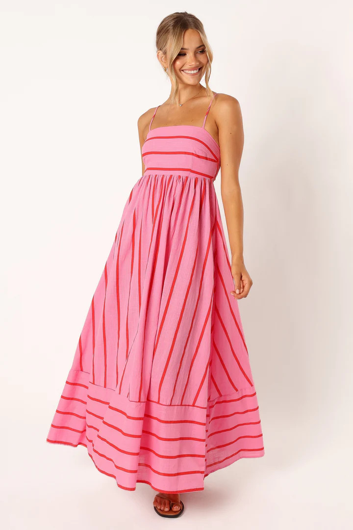 Pixie Maxi Dress - Pink Red | Petal & Pup (US)