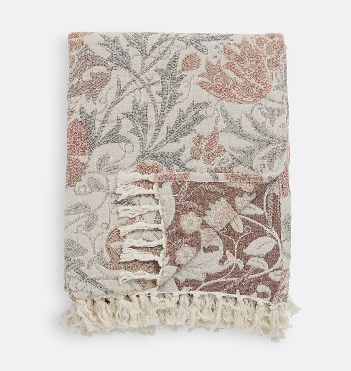 Botanical Cotton Throw | Rejuvenation