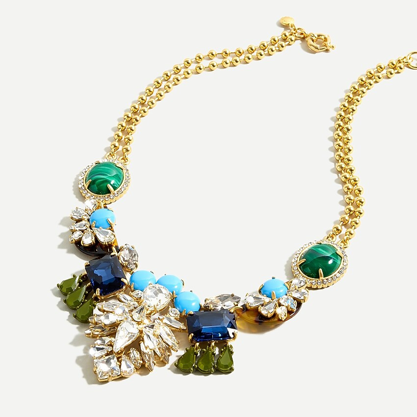 Geometric stone statement necklace | J. Crew US