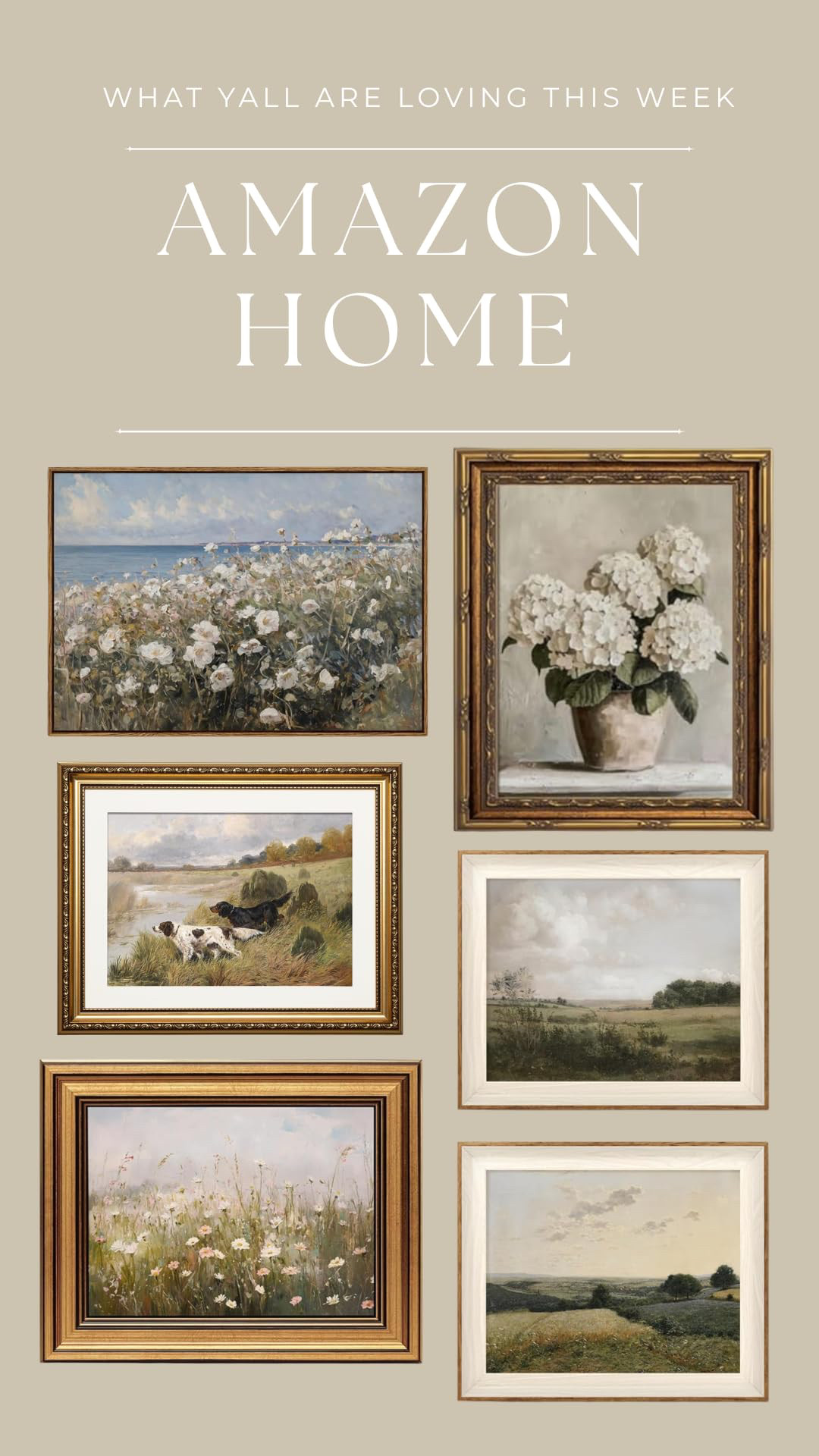 Loving these beautiful framed wall art pieces for your home! Perfect for adding a touch of nature and elegance to any space. 
• 
• 
•
wall art, home decor, vintage paintings, spring decor, spring refresh,  farmhouse style, floral decor, bedroom decor, living room art 

 #LTKHome