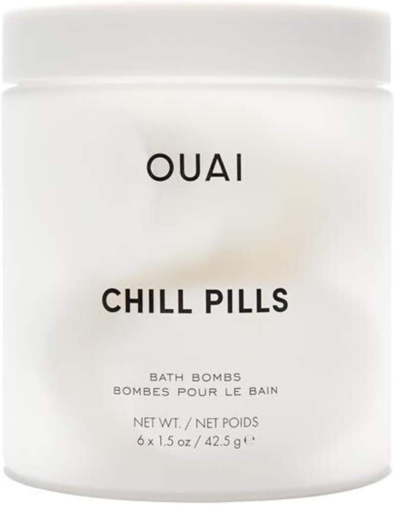 OUAI Chill Pills. Escape to Your Own Relaxing Spa with Jasmine and Rose Scented Bath Bombs. Unwin... | Amazon (US)