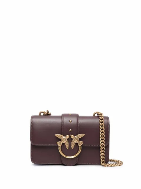 Classic Love logo-plaque leather crossbody bag | Farfetch (UK)