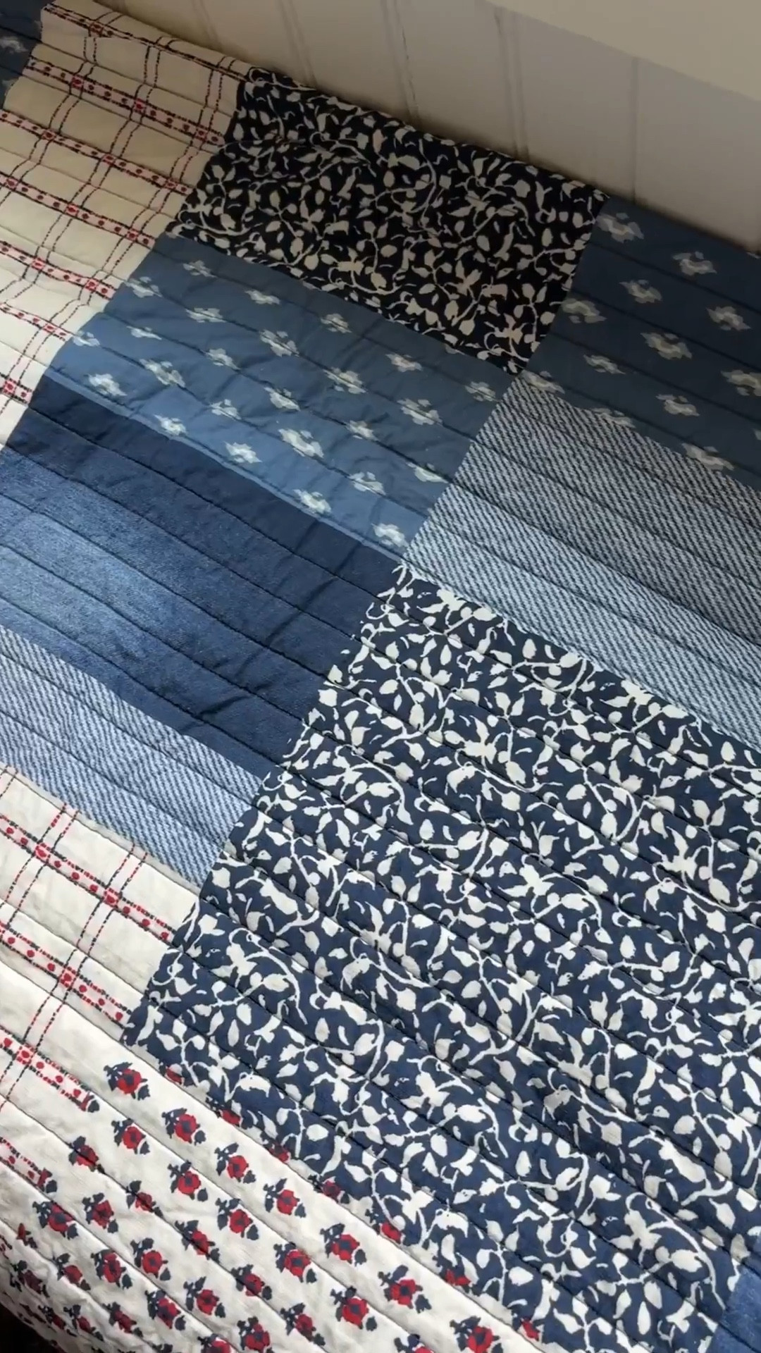 Just got the cutest reversible patchwork quilt! It’s very soft and flexible (not stiff like some quilts!). It came with two reversible shams, too. 

#LTKSeasonal #LTKHome #LTKSaleAlert