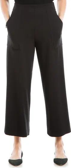 Ponte Crop Wide Leg Pull-On Pants (Women) | Nordstromrack | Nordstrom Rack