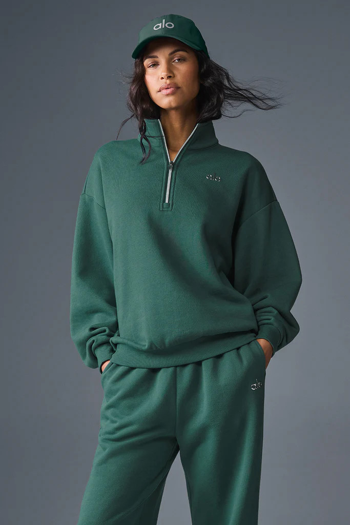 Accolade 1/4 Zip Pullover - Winter Ivy | Alo Yoga (US)