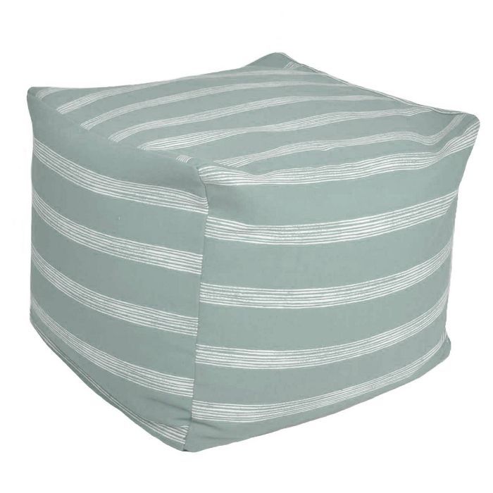 18" x 18" Outdoor Pouf Stripe - Room Essentials™ | Target