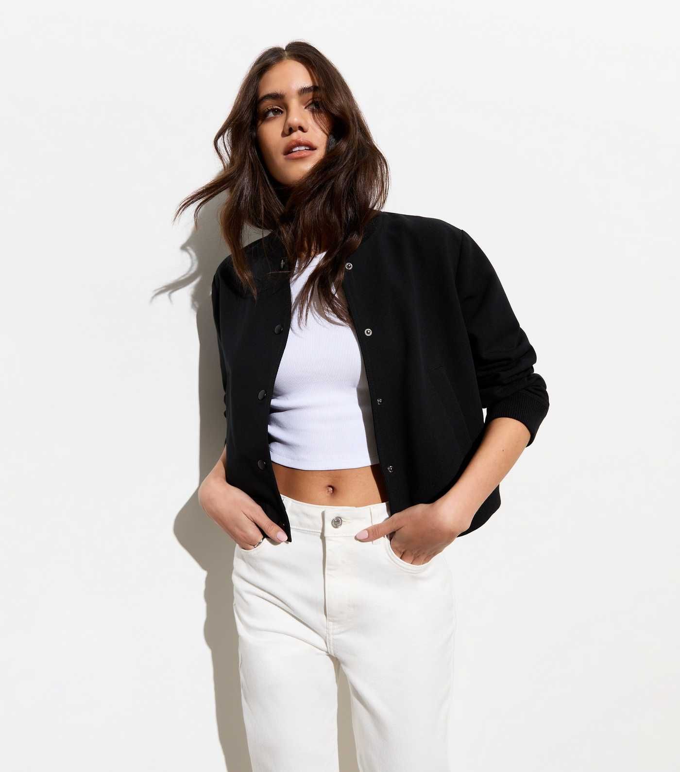 Black Bomber Jacket
						
						Add to Saved Items
						Remove from Saved Items | New Look (UK)