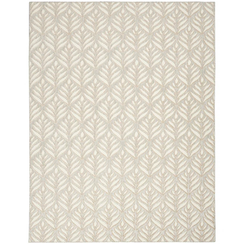 Alantra Machine Woven Cream Indoor/Outdoor Rug | Wayfair North America