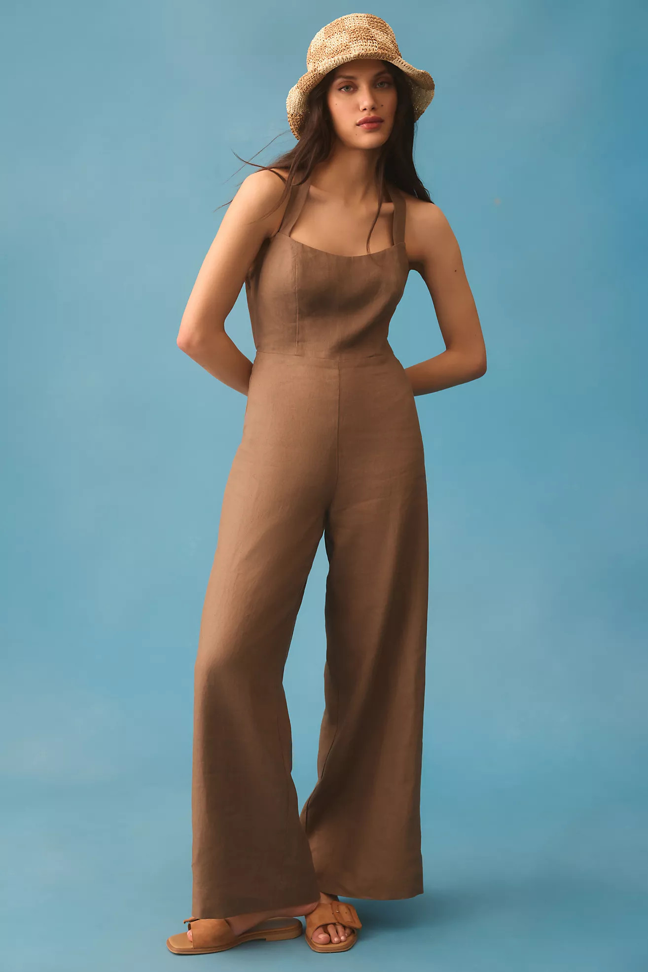 Reformation Autumn Linen Jumpsuit | Anthropologie (US)