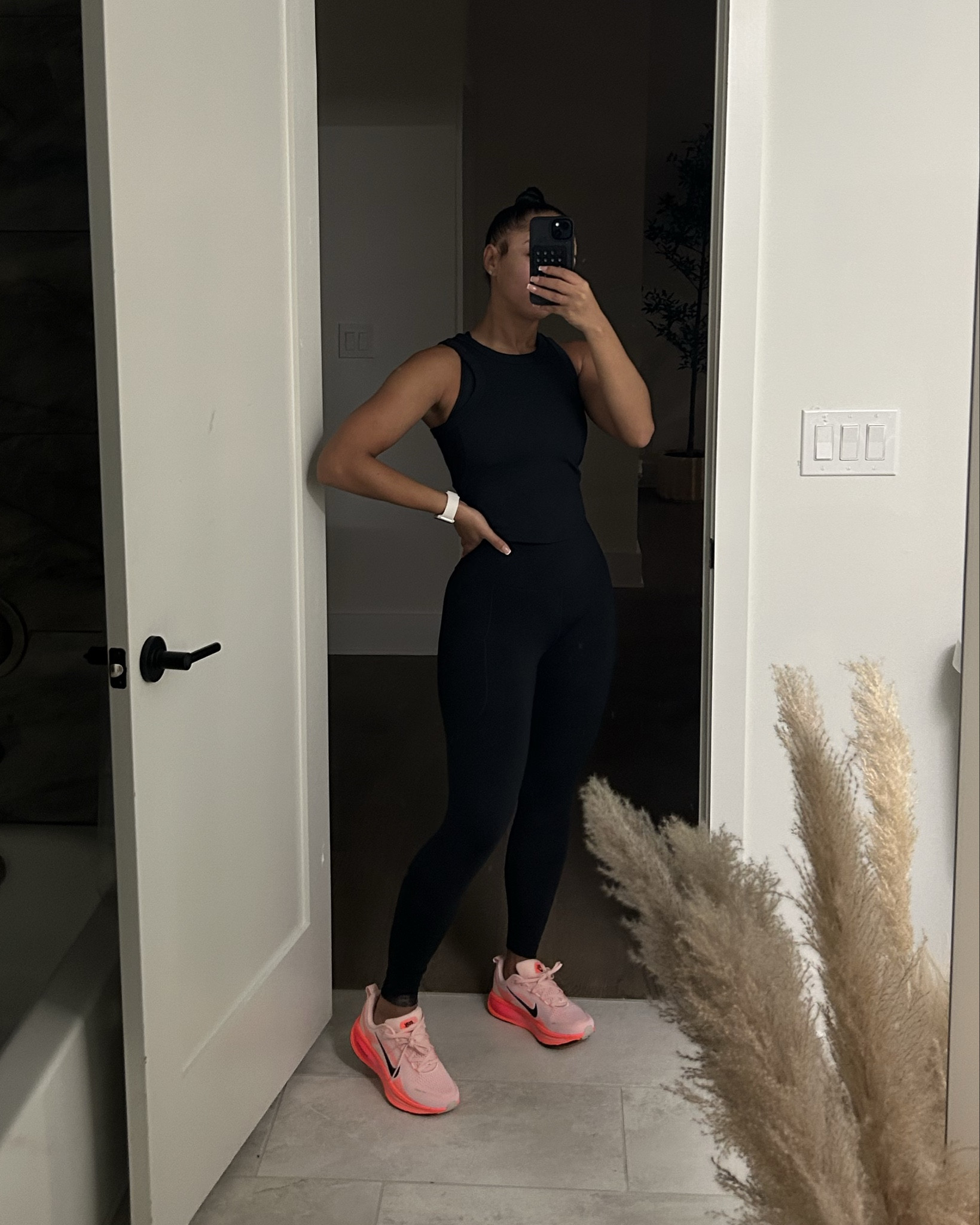 love an all black running fit 🖤

#LTKActive #LTKStyleTip #LTKPetite