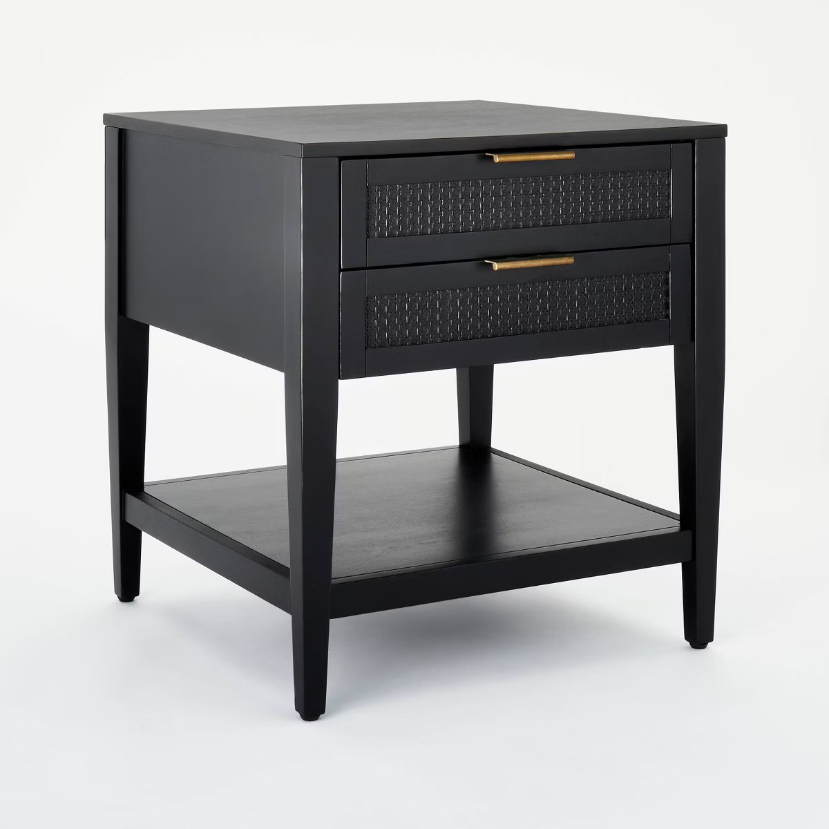 East Bluff 2 drawers Woven Accent Table Black - Threshold™ designed with Studio McGee | Target