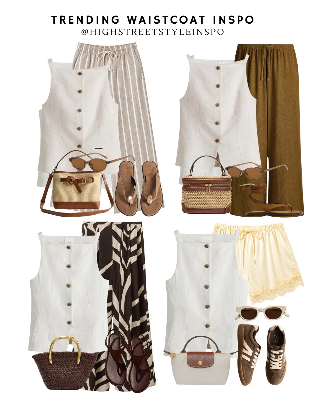 Trending waistcoat inspo ✨

Tags: trending now, spring style, city break, everyday style, elevated basics, capsule wardrobe, summer style, resort wear, vacation, spring fashion, spring outfits, date night outfits, holiday outfit, Ibiza 

#LTKunder100 #LTKSeasonal #LTKbasics #LTKcapsule  #LTKvacation  #LTKholiday

#LTKspring #LTKsummer #LTKuk #LTKspring #LTKsummer