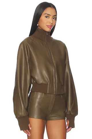 Oversized Turtleneck Bomber Jacket To Waist | Revolve Clothing (Global)