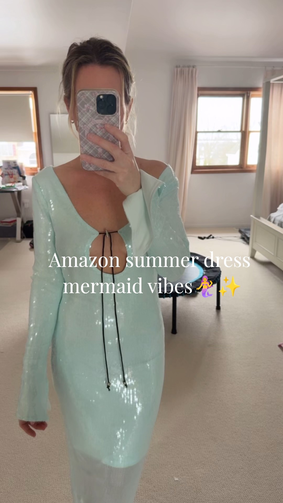 Amazon mermaid inspo dress comes in the perfect color for your resort vacation, beach wedding or a girls night this summer! #amazonfind #weddingguest #beachwedding 

#LTKmomlife #LTKBeauty #LTKTravel