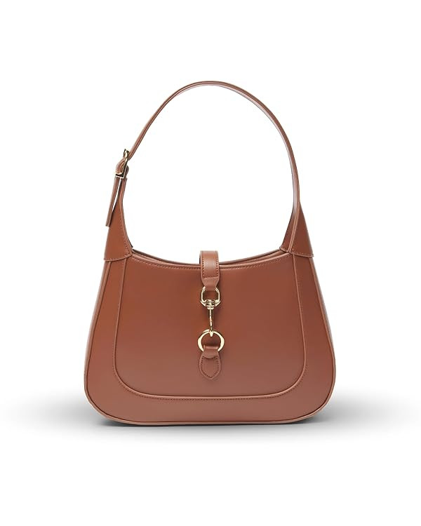 Shoulder Bag for Women - Small Shoulder Purses - Top Handle Structured Handbags - Adjustable Stra... | Amazon (US)