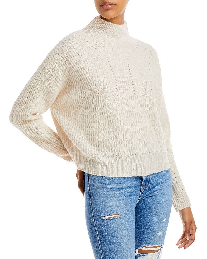 Mock Neck Cashmere Sweater - 100% Exclusive | Bloomingdale's (US)