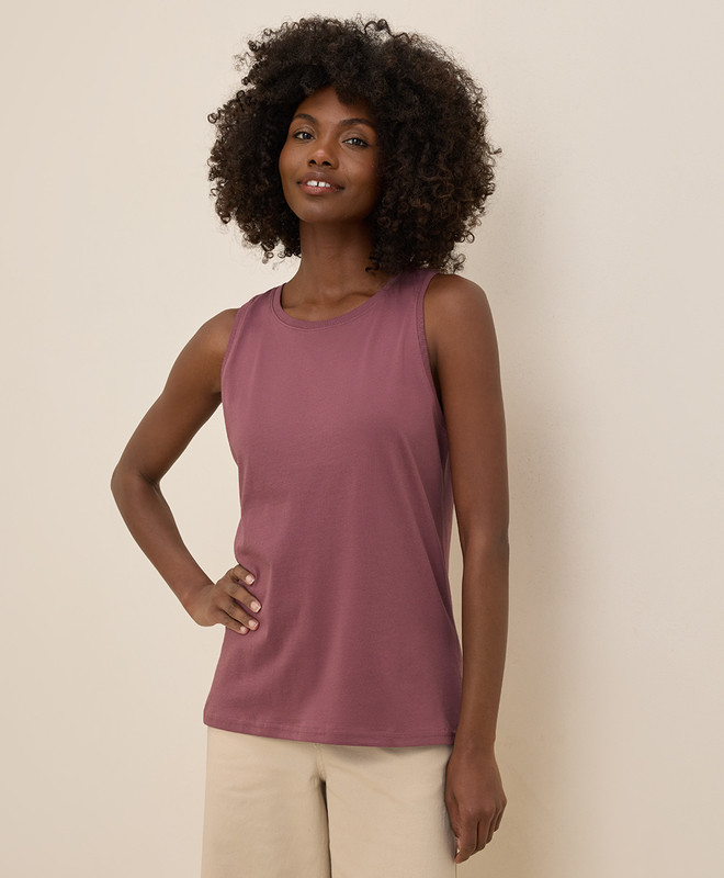 Women’s Softspun High Neck Tank made with Organic Cotton | Pact | Pact Apparel