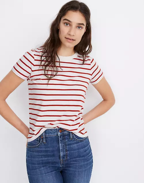 Northside Vintage Tee in Downing Stripe | Madewell